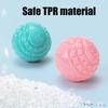 Dog Rubber Ball Toy Interactive Squeaky Chew Toy Textured Teeth Cleaning Toy Fetch Ball for Small Medium Large Dogs Training