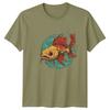 Goldfish Fish Animals Unisexs TShirt Graphic Tee a