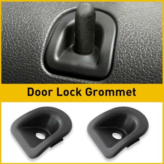2/4X 7R3Z63220A51AC For Mustang Ford Shelby Black Panel Door Lock Grommets Cover