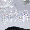 Crystal Flower Shape Nail Tip Practice Stand Shiny Nail Art Display Kit  DIY Practice