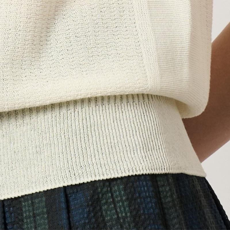 Bcbg Detachable Collar Knit Top B4m3k406