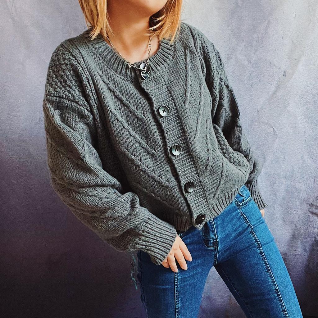 Fashion Women  And Winter Printing Knitted Long Sleeve Pullover Sweater Casual Sweater