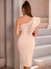 Europäisches & Amerikanisches Sexy Ein-Schulter Ärmelloses Abendkleid für Damen