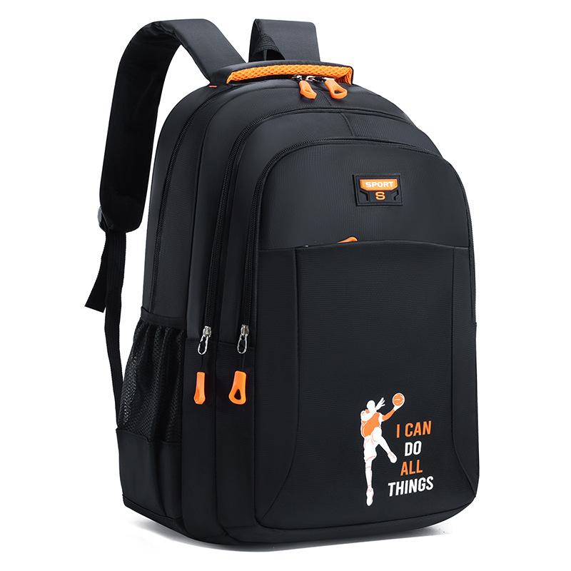 

Minimalist And Versatile Backpack Large Capacity 16in Laptop Sleeve Unisex Bag помаранчевий