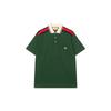 Polo Shirts Men's Green Polo Collar Thin Straight Fit 737656-XJF4V-3754