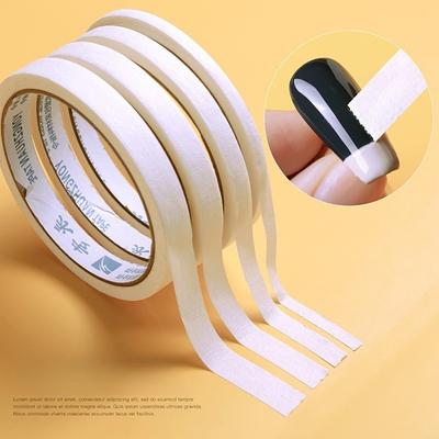 New Nail Art White Tape Minimalist Nail Polish Glue Sticker Nail Art Barrier Tape Nail Art Tools Masking Tape Nails Stickers