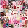 100Pcs/Set Downtown Y2K Girls Art Series 03 Mini Poster Stickers DIY Fashion Decals Stickers