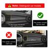 Car Dashboard Decorative Shell ABS Leather For Mini Cooper F55 F56 F57 2014-2021 Center Console Decorative Shell Car Accessories