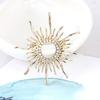 New Alloy Brooch High-end Niche Women's Peony High-end Pin Coat Suit High-end Versatile Brooch