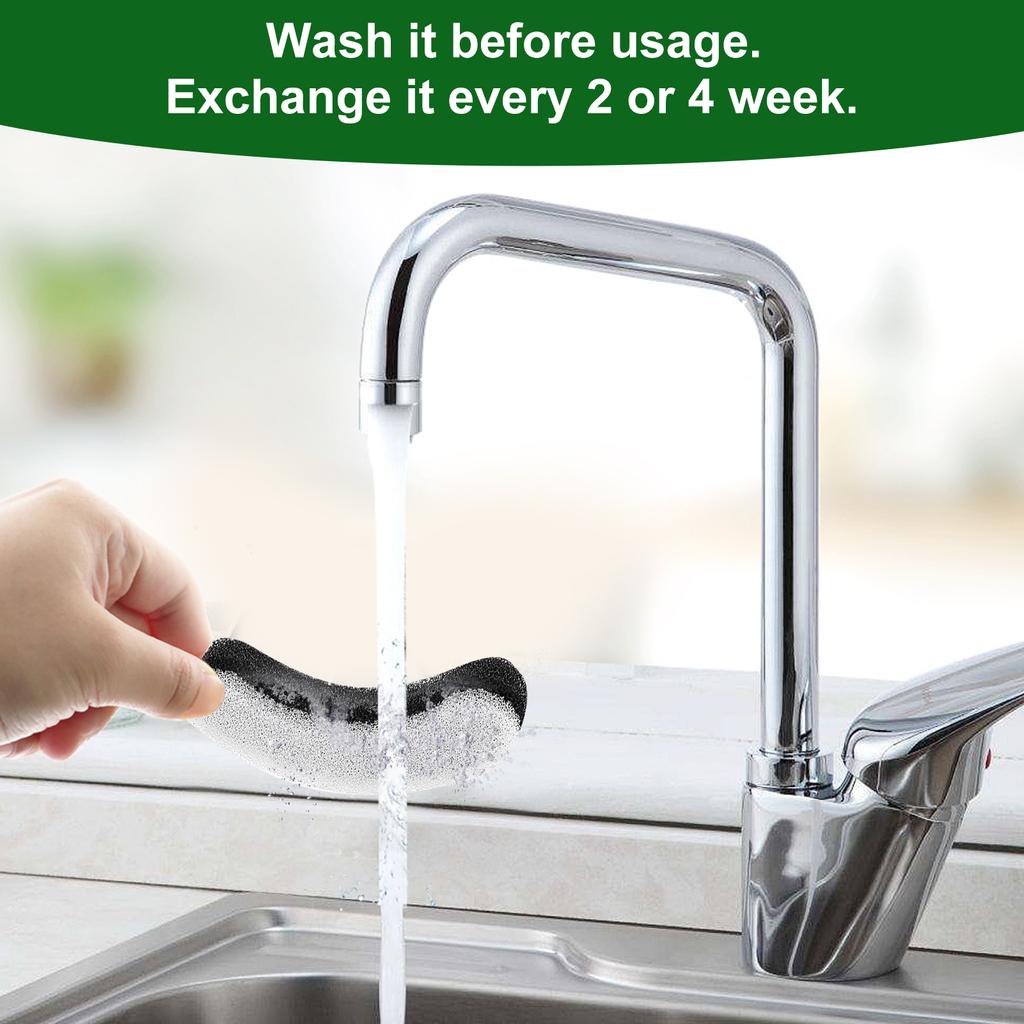 8pcs Filters for 61OZ 1.8L Transparent Cat Water Fountain Filters Pet Fountain Activated Carbon Filter Replacement