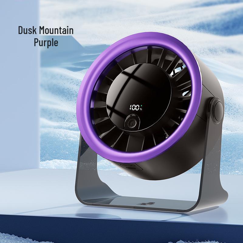 New Two-in-One USB Rechargeable Desktop & Wall-Mounted Circulation Fan