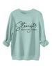 Stronger Than the Storm Women's Plush Hoodie - Thickened Warm Autumn/Winter Style