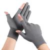 Moufu Anti-Slip Two-Finger Exposed Nylon Work Gloves