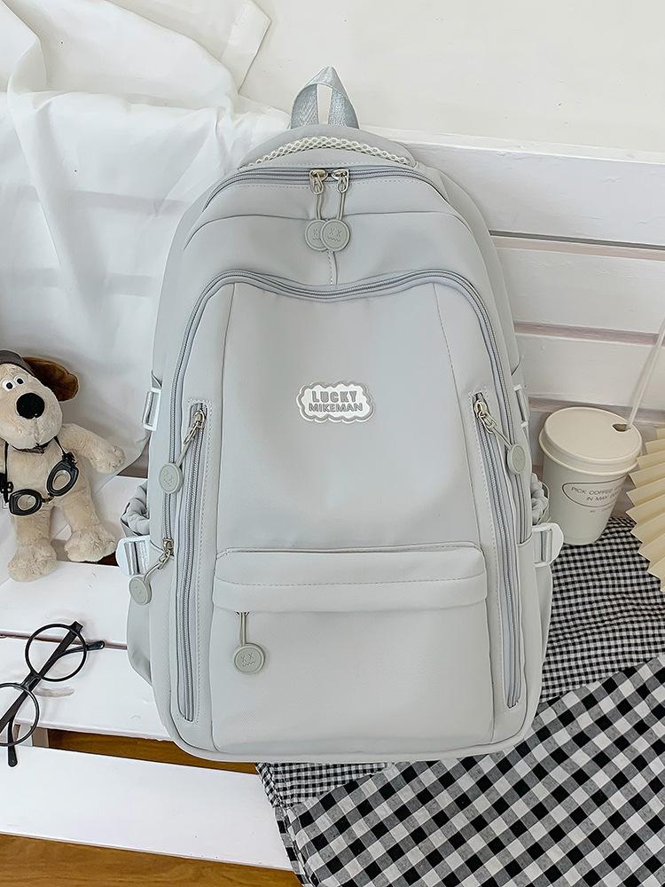 Schoolbag1011 New Backpack Large Capacity Backpack Travel School Bag Girls College Students High School Students Junior High School Students Primary