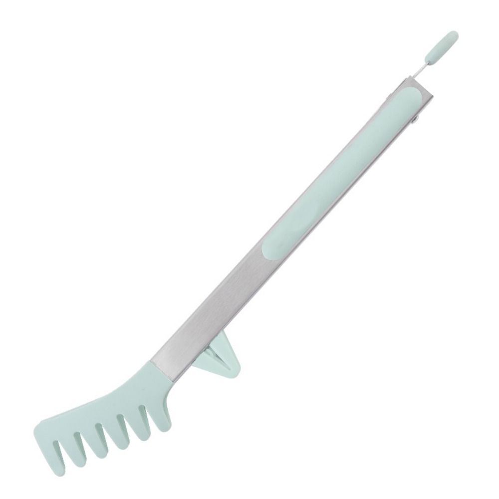 Non-Stick Coating Kitchen Tongs Silicone Cooking Serving Tongs Noodles Pasta Clips  BBQ