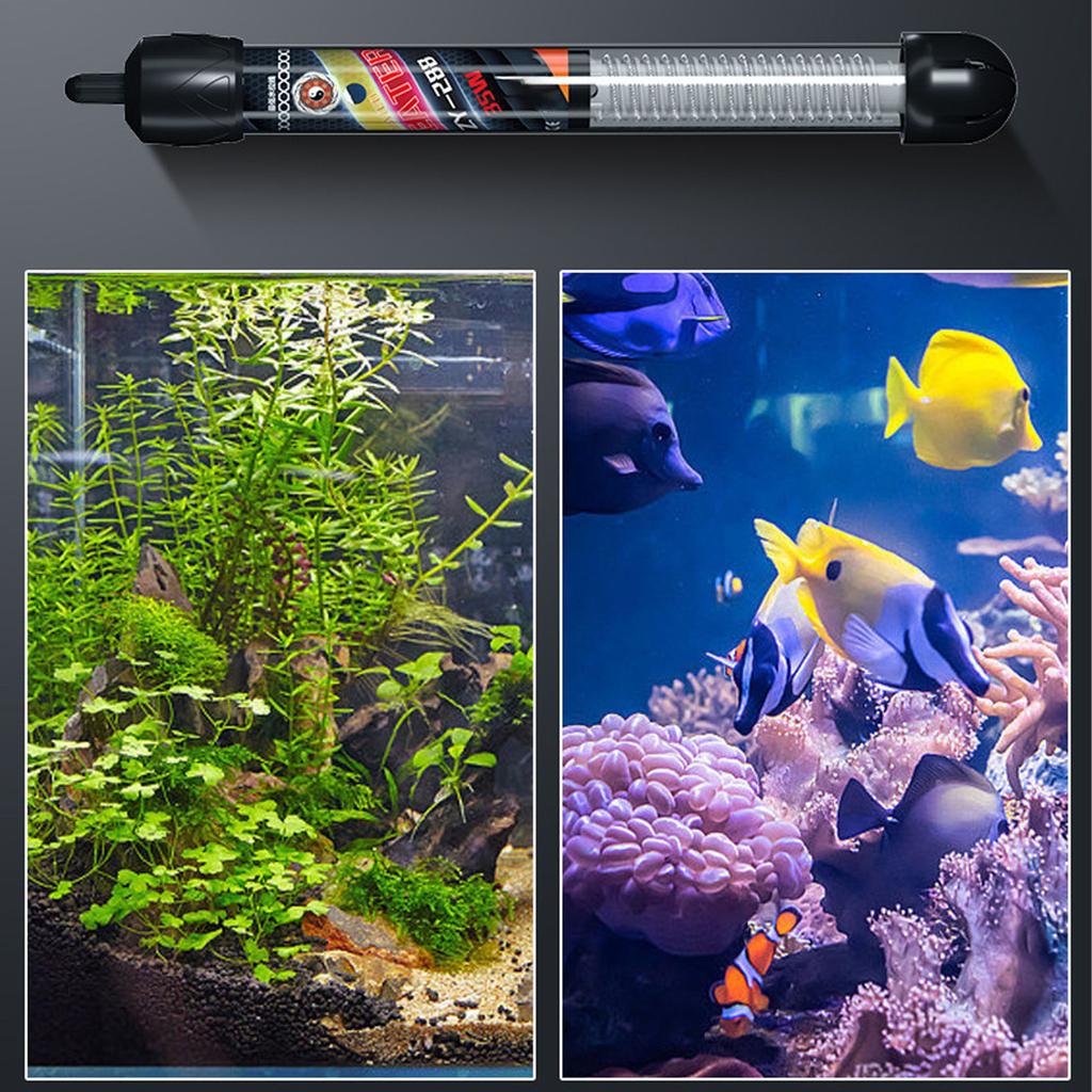 Ponorný akvarijní topný článek 60W Rychlé ohřívání Chytrý termostat IPX8 Vodotěsný Topný článek pro ryby