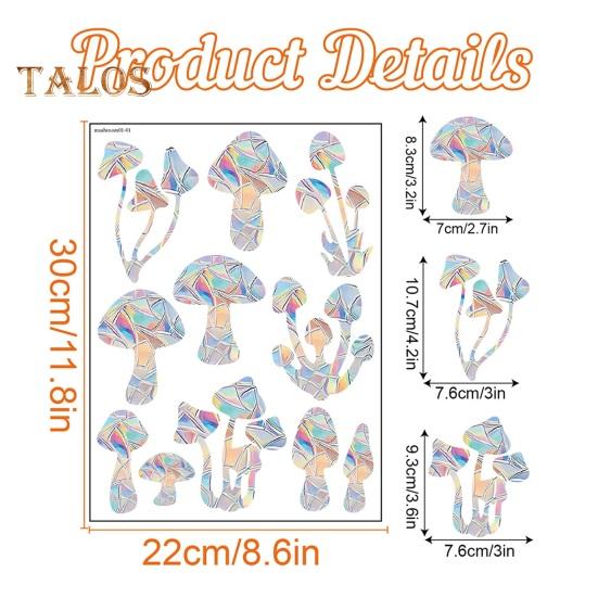 Window Decal Rainbow Prism Window Decoration Reusable Beautiful Cloud Anti-collision Crash Glass Decal Party Favors