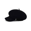 VARZAR VA Studded Wool Combo Newsboy Cap Black