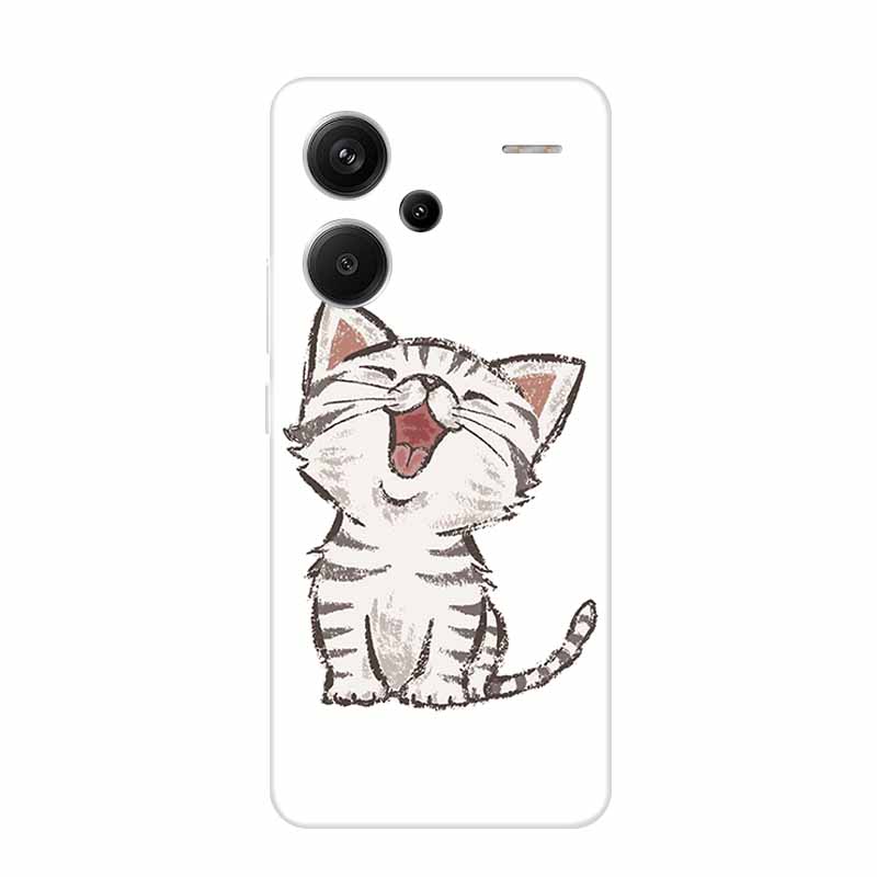 For Xiaomi Redmi Note 13 Pro+ Case Note13 Pro Plus Clear Silicone Soft TPU Coque For Redmi Note 13 Pro Plus 5G Back Cover Case