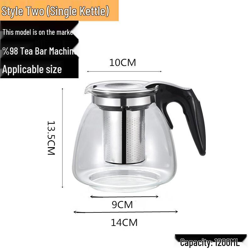 ZISIZ Universal Glass Tea Steaming Pot