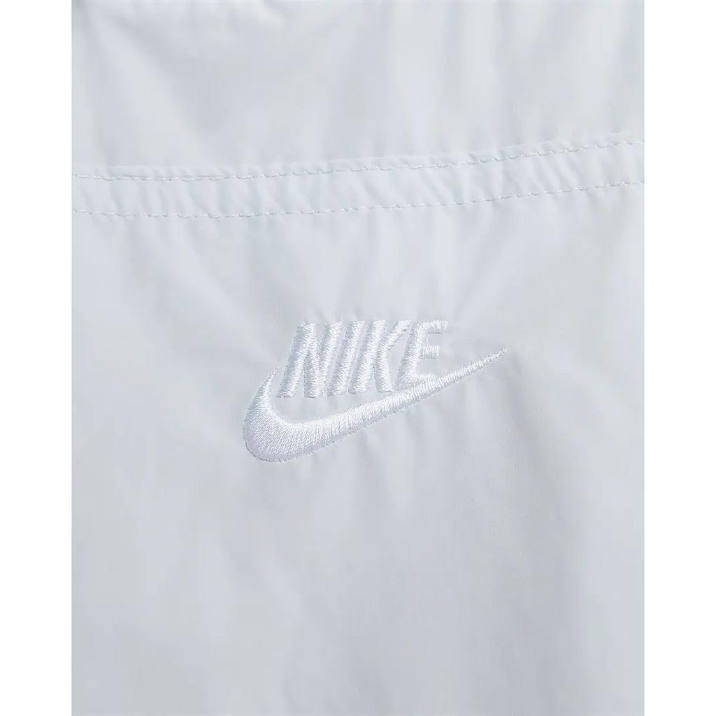 Nike Solid Color Hooded Half-Zip Casual Long Sleeve Jacket Men Jackets White Platinum FN3893-043