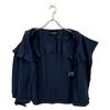 jun ashida Navy PA9312 Silk Jacket Jacket 9 NavyUsed