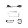 1pc OBD2 Diagnostic Cable For BMW 20Pin OBD2 Connector to OBD1 For BMW Connector 20PIN to 16PIN Pin OBD OBD2 Connector Adapter