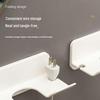 Universal No-Punch Hair Dryer Storage Rack for Bathroom