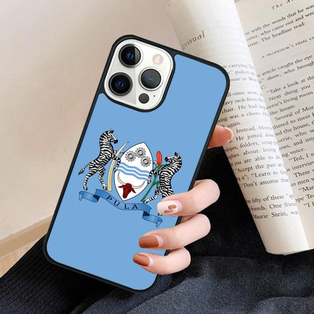 Botswana Flag Phone Case Cover For iPhone 17 Air 16 15 14 plus 11 12 13 pro max coque Shell Fundas