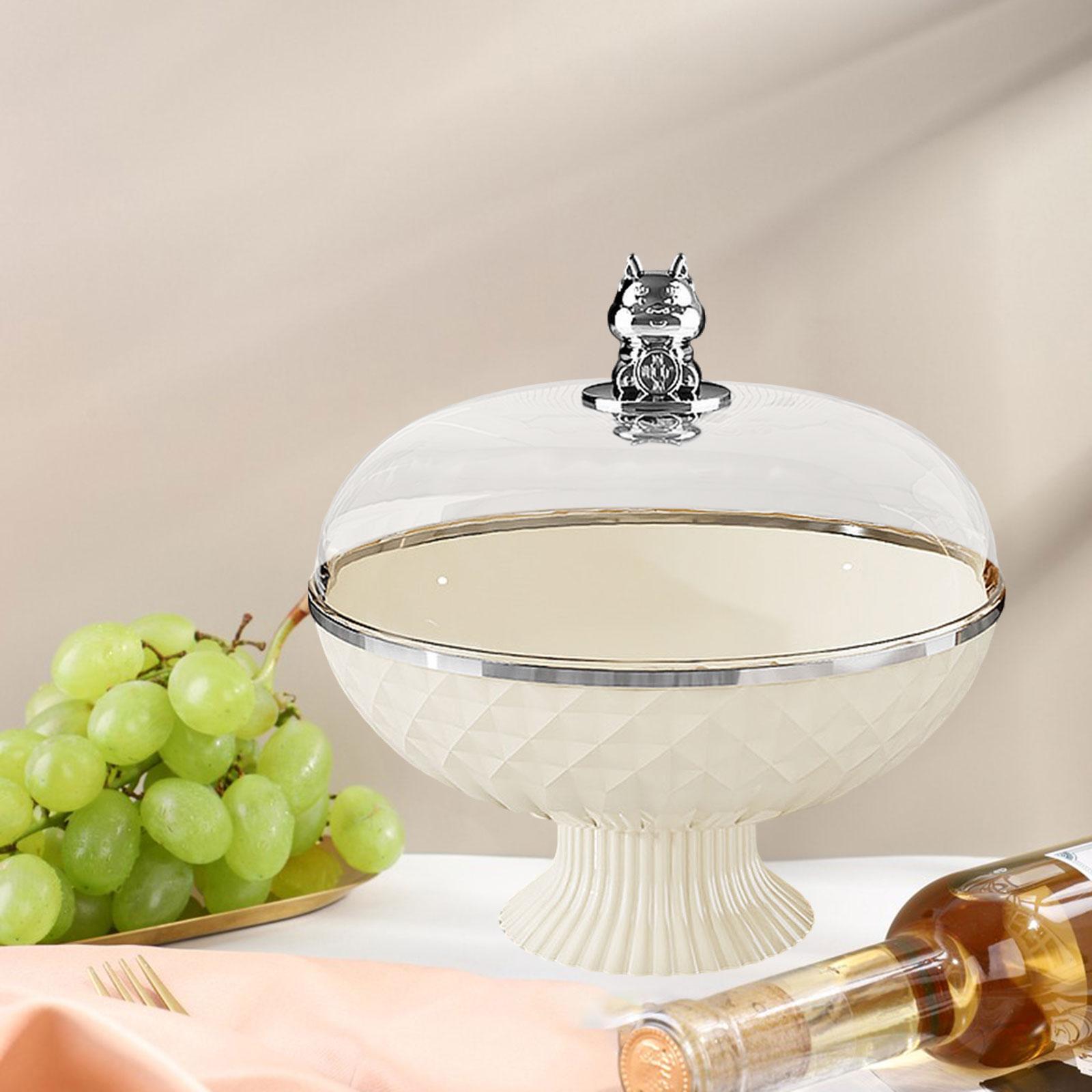 Фруктовая чаша на столешницу Фруктовая чаша Корзина для десерта Домашняя вечеринка Свадьба кремовый