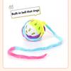 1/3PCS Cat Toy Balls with Bell Wool Yarn Interactive Play Balls for Cats Self-Entertainment Indoor Pet Chew Toys