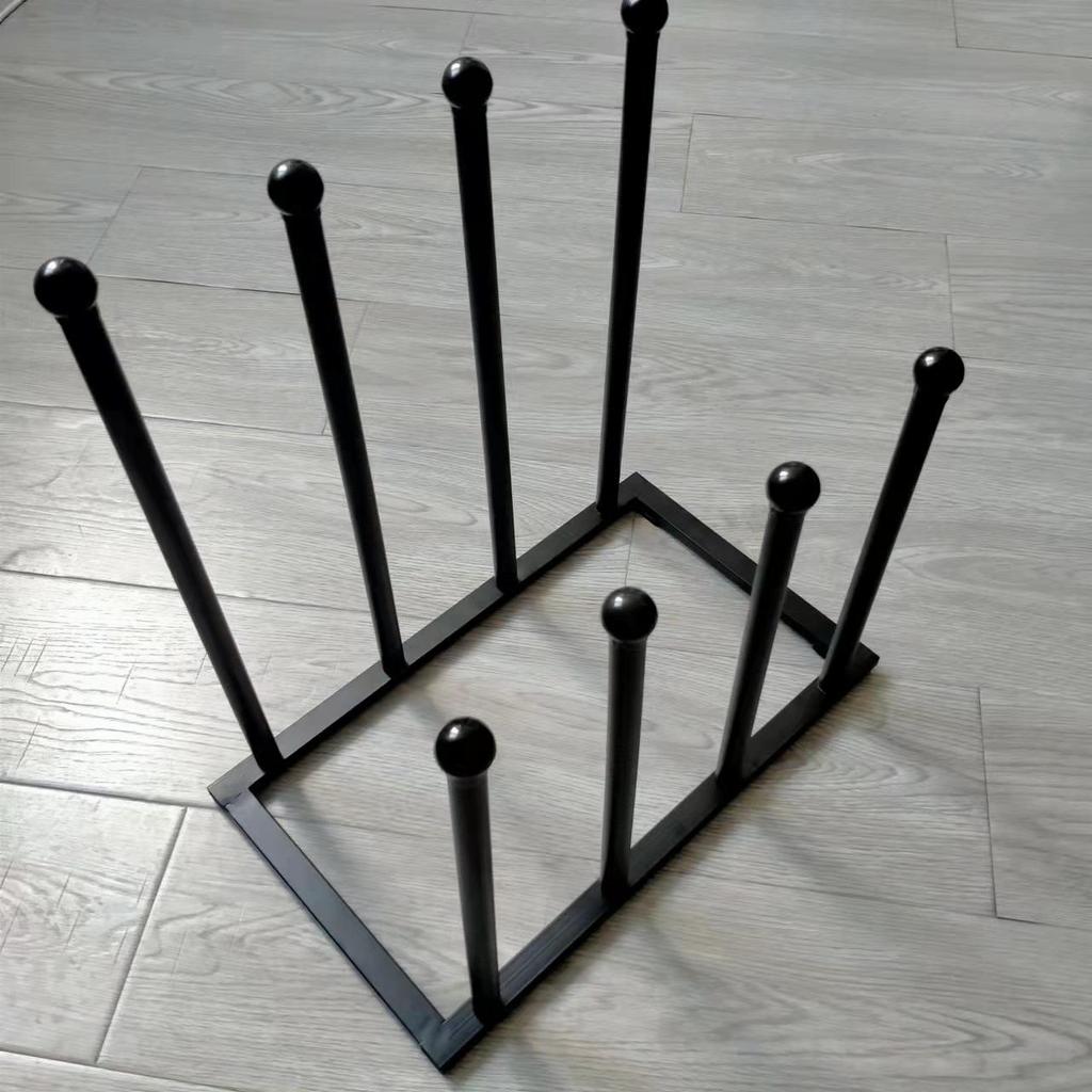 Schwarzes Metall Europäischer Stil Ausziehbarer Stiefelständer