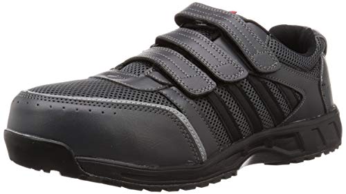 

CO-COS Nobuoka Safety Sneakers, JSAA Standard, Highly Breathable Mesh, Slip-Resistant, Oil-Resistant, Shock-Absorbent, Reflective Tape, A-45000, Charc