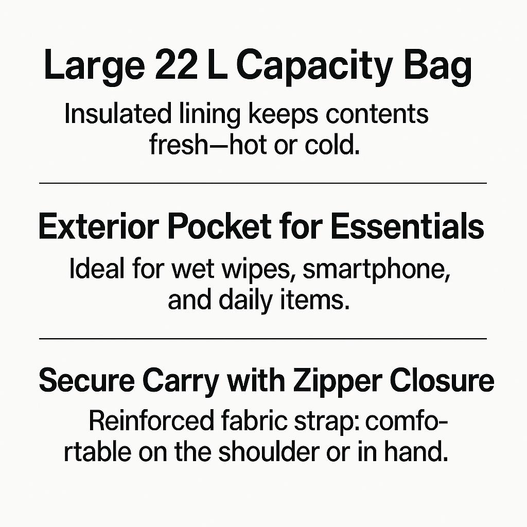 Your Adventure Essential: HelloAutumn Large Insulated Cooler Bag