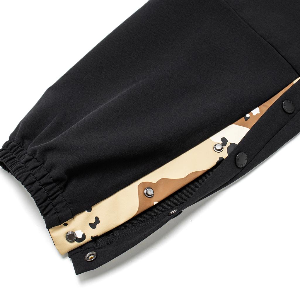 Li-Ning Aape Collaboration Series Badfive Letter Print Quick-Dry Cool Antistatic Loose Knit Sports Pants Men Bottoms Black AYKT899-1