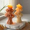 Flexible Rose Shaped Silicone Craft Mold Easily Release DIY Scented Gypsum Candle Wax Chocolate Molds