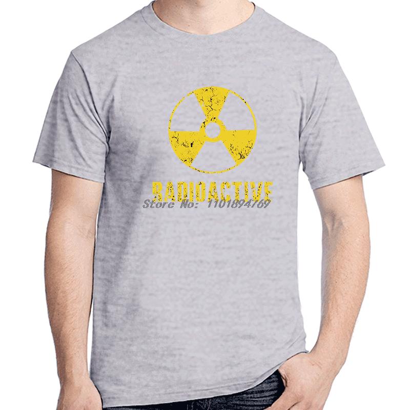 Vintage Radioactive Funny Graphic Tees Summer New Shirts And Tshirts Streetwear Cotton High Quality Unisexs Print T Shirt