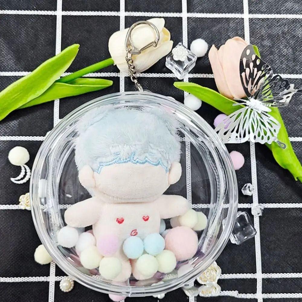 10cm Doll Clear Outdoor Doll Bag Multicolor Outdoor Doll Display Bag  Plush Doll