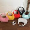 Borsa a Pois Piccola, Borsa Quadrata Piccola alla Moda a Tracolla, Borsa a Mano a Forma di Ravioli
