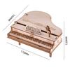 3D Wooden Puzzle Piano Model Hand Assembled Puzzle DIY Assembly Model, Suitable for Christmas