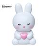 Cute Animal Night Light for Kids, Rabbit Bear Deer Cat Dog Warm Nighttime Feeding Shape LED Bedside Lamp, Soft Glow Nursery Lamp Baby Sleep Comforting