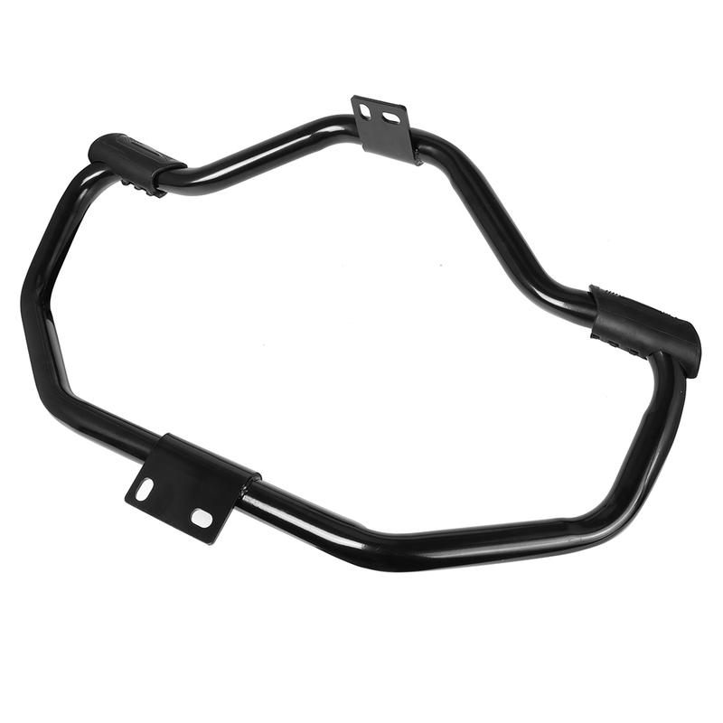 Black Motorcycle Mustache Highway Crash Bar Front Engine Guard For Harley Sportster 1200 883 XL 48 72 Iron 883