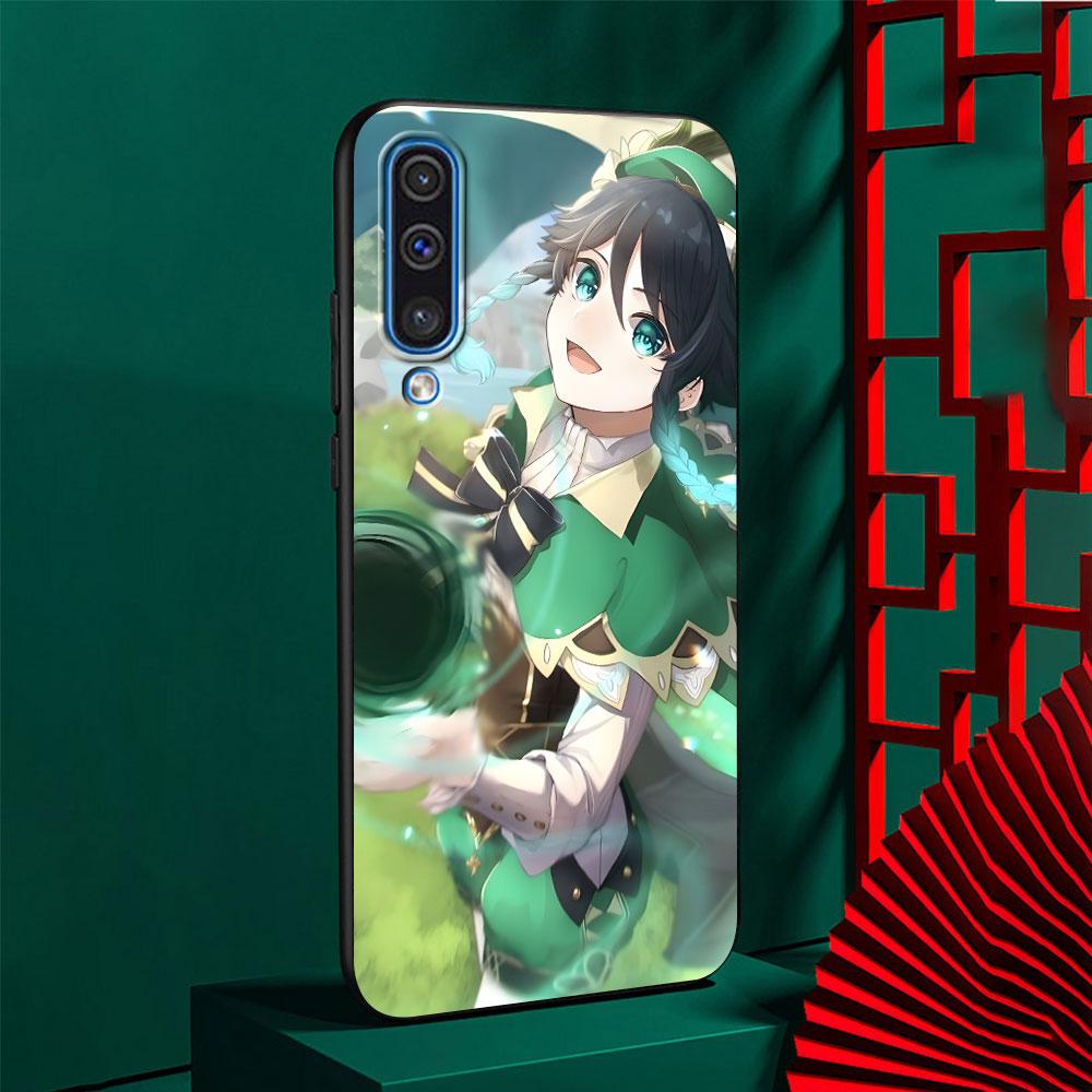 Barbatos Genshin Impact Case for Samsung Galaxy A10s A50 A50s A02s A03s A20 A30 A20e A70 A70s A20s A30s A10 Black Phone Cover