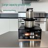 8L Multifunktionaler Edelstahl Fleischwolf & Gemüsemixer - Knoblauchhackmesser