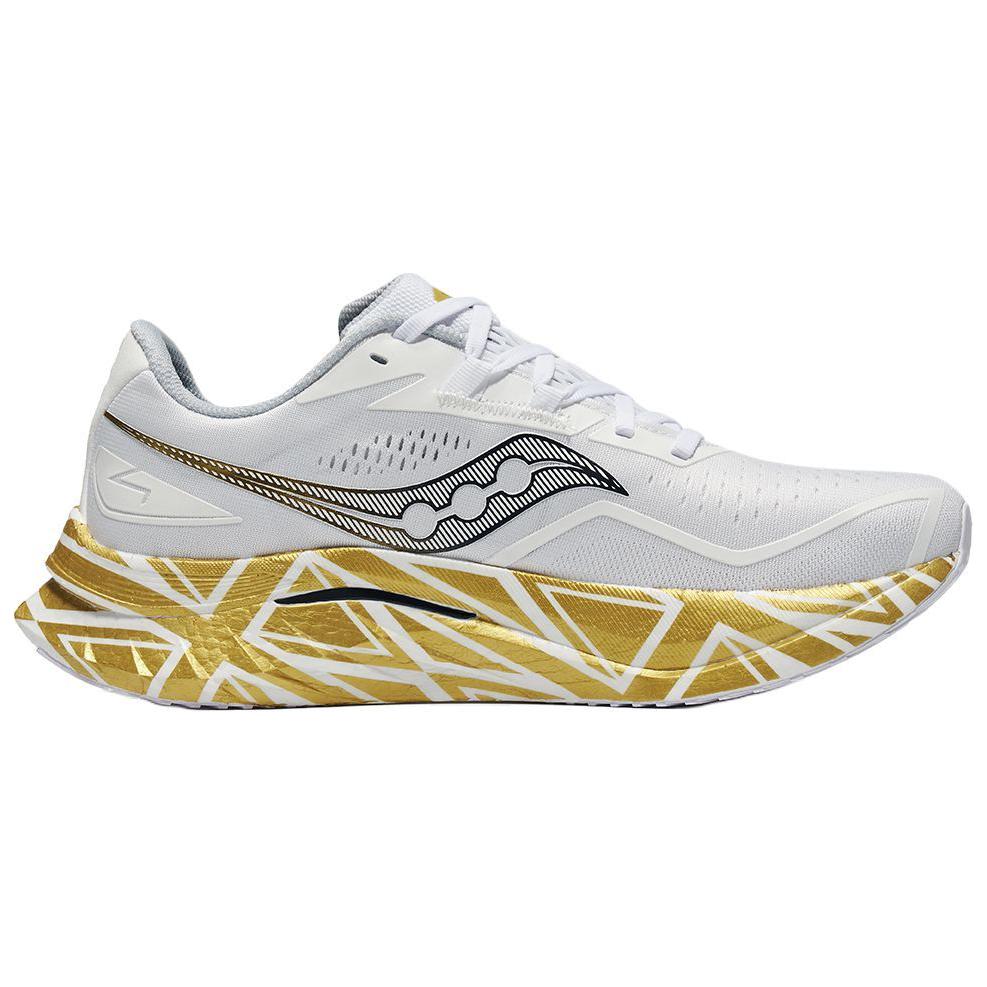 Saucony Endorphin Speed 4 Unisex White Gold Low Top Racing Running Shoes S20940-25
