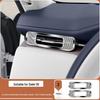 Jike 9X Stainless Steel Under-Seat Air Vent Dust Cover - Interior Modification Accessory