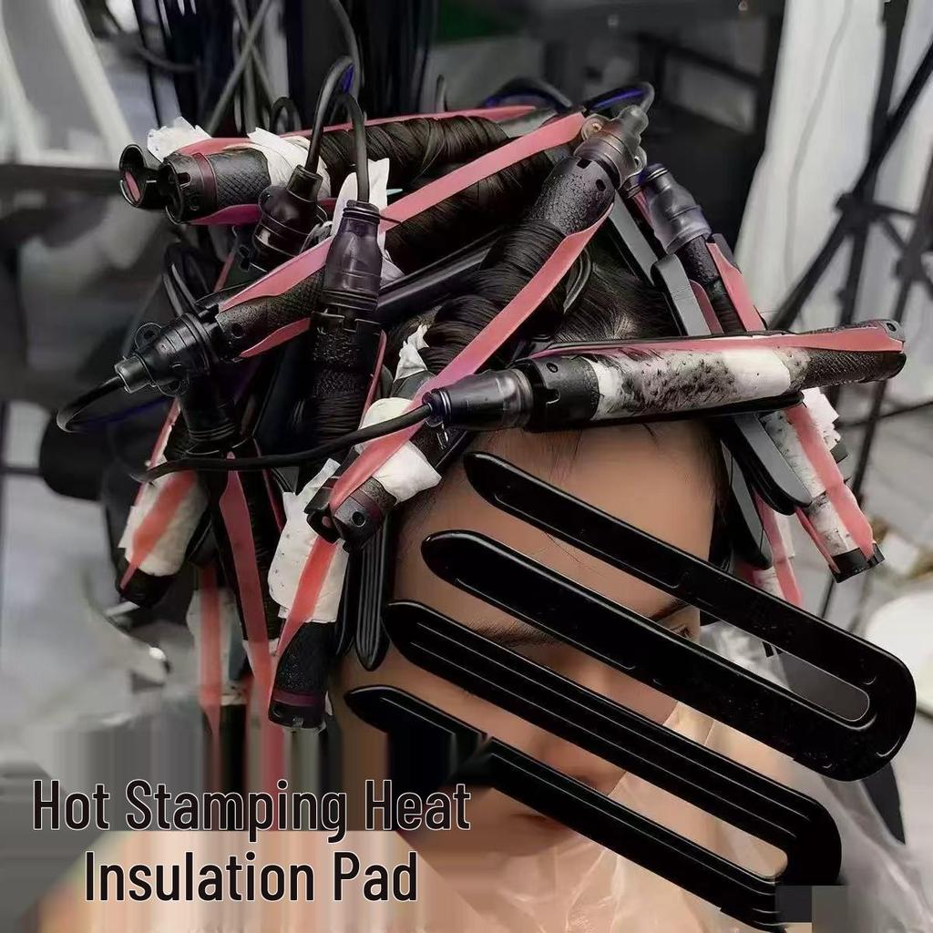 Heat-Resistant U-Shaped Hairdressing Clips - Mark-Free Perming Tool Set