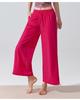 Plus Size Breathable High Waist Yoga Pants - Loose Wide Leg, Long Length, Casual & Sporty Style, Perfect for Spring!