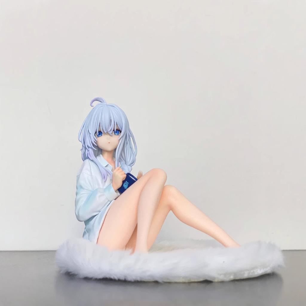 Majo No Tabitabi Elaina Nightwear Anime PVC Action Figure Toy Sculpture Model Doll