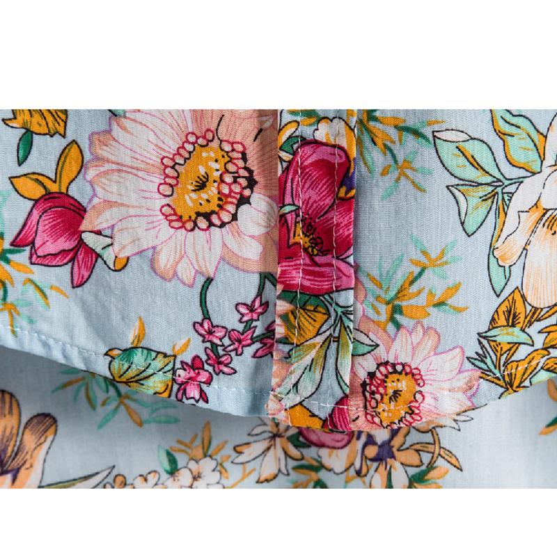 Buy Men's Retro Floral Print Button Up 